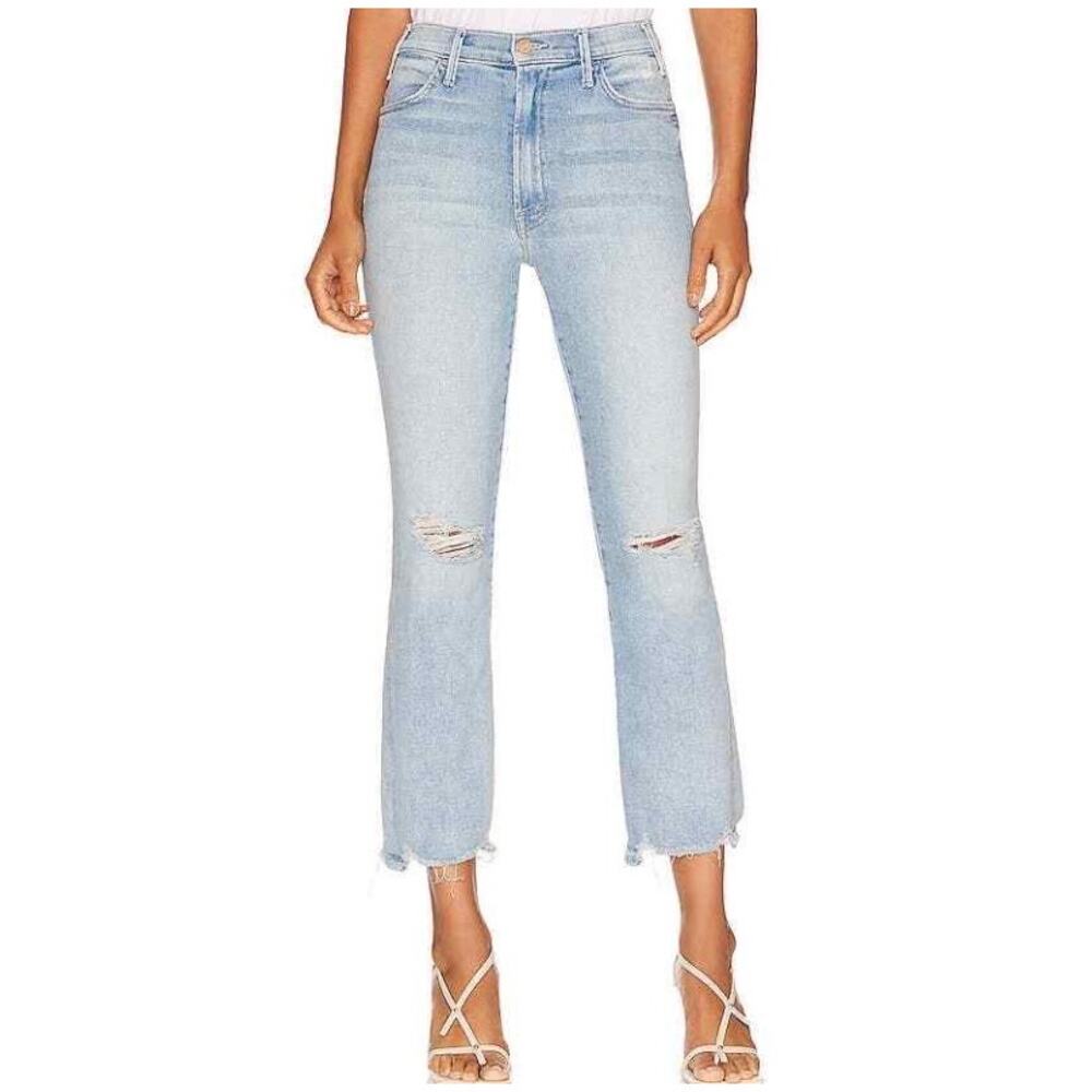 MOTHER The Hustler Ankle Chew Jeans Petal Plucker 27